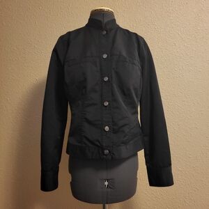 Indigo Palms Denim Company Dark Blue Button-Up Jacket Size Medium